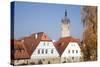 Old Town with Blauer Turm Tower, Bad Wimpfen, Neckartal Valley, Baden Wurttemberg, Germany, Europe-Marcus Lange-Stretched Canvas