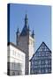 Old Town with Blauer Turm Tower, Bad Wimpfen, Neckartal Valley, Baden Wurttemberg, Germany, Europe-Marcus Lange-Stretched Canvas