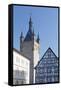 Old Town with Blauer Turm Tower, Bad Wimpfen, Neckartal Valley, Baden Wurttemberg, Germany, Europe-Marcus Lange-Framed Stretched Canvas