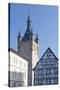 Old Town with Blauer Turm Tower, Bad Wimpfen, Neckartal Valley, Baden Wurttemberg, Germany, Europe-Marcus Lange-Stretched Canvas