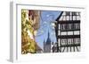 Old Town with Blauer Turm Tower, Bad Wimpfen, Neckartal Valley, Baden Wurttemberg, Germany, Europe-Marcus Lange-Framed Premium Photographic Print