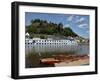 Old Town with Castle on the River Saar, Saarburg, Rhineland-Palatinate, Germany, Europe-Hans Peter Merten-Framed Photographic Print