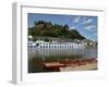 Old Town with Castle on the River Saar, Saarburg, Rhineland-Palatinate, Germany, Europe-Hans Peter Merten-Framed Photographic Print