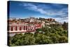 Old Town with Cathedral and Castle, Silves, Algarve, Portugal-Sabine Lubenow-Stretched Canvas