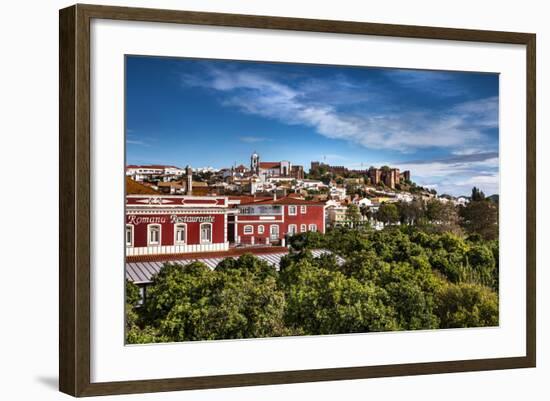 Old Town with Cathedral and Castle, Silves, Algarve, Portugal-Sabine Lubenow-Framed Photographic Print