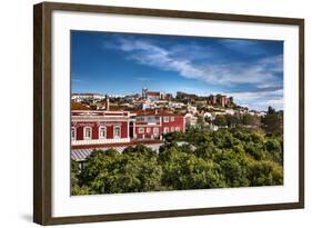 Old Town with Cathedral and Castle, Silves, Algarve, Portugal-Sabine Lubenow-Framed Photographic Print