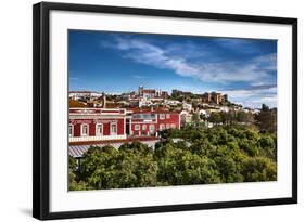 Old Town with Cathedral and Castle, Silves, Algarve, Portugal-Sabine Lubenow-Framed Photographic Print