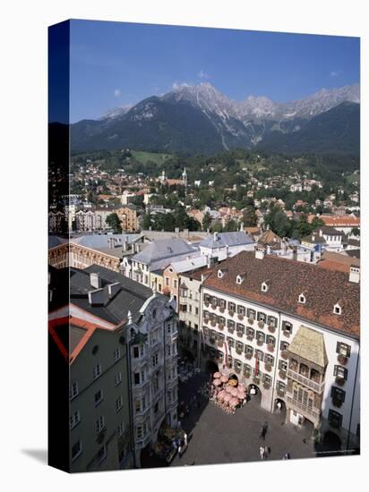 Old Town with Goldenes Dachl, Innsbruck, Austria-Hans Peter Merten-Stretched Canvas