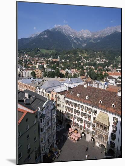 Old Town with Goldenes Dachl, Innsbruck, Austria-Hans Peter Merten-Mounted Photographic Print