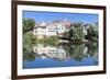 Old Town with Holderlinturm Tower and Stiftskirche Church Reflecting in the Neckar River-Markus-Framed Photographic Print