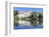 Old Town with Holderlinturm Tower and Stiftskirche Church Reflecting in the Neckar River-Markus-Framed Photographic Print