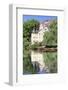 Old Town with Holderlinturm Tower Reflected in the Neckar River-Markus-Framed Photographic Print