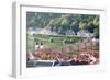 Old town with Karl-Theodor Bridge (Old Bridge) and gate, Neckar River, Heidelberg, Germany-Markus Lange-Framed Photographic Print