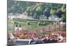 Old town with Karl-Theodor Bridge (Old Bridge) and gate, Neckar River, Heidelberg, Germany-Markus Lange-Mounted Photographic Print