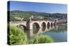 Old town with Karl-Theodor-Bridge (Old Bridge), Heilig Geist Church and Castle, Germany-Markus Lange-Stretched Canvas