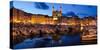Old Town with Old Harbor and Eglise Saint-Jean-Baptiste De Bastia-null-Stretched Canvas