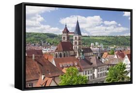 Old Town with St. Dionysius Church (Stadtkirche St. Dionys)-Markus Lange-Framed Stretched Canvas