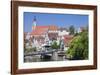 Old Town with Stiftskirche Church and the Neckar River-Markus-Framed Photographic Print