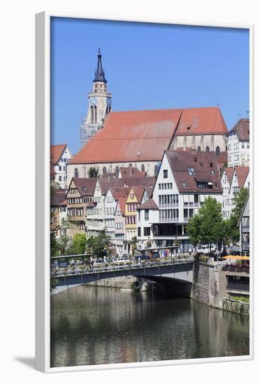 Old Town with Stiftskirche Church and the Neckar River-Markus-Framed Photographic Print