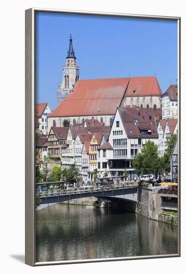 Old Town with Stiftskirche Church and the Neckar River-Markus-Framed Photographic Print