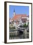 Old Town with Stiftskirche Church and the Neckar River-Markus-Framed Photographic Print