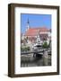 Old Town with Stiftskirche Church and the Neckar River-Markus-Framed Photographic Print