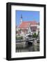 Old Town with Stiftskirche Church and the Neckar River-Markus-Framed Photographic Print