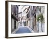 Old Town with Stone and Wooden Beam Houses, Bergerac, Dordogne, France-Per Karlsson-Framed Photographic Print