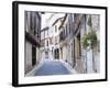 Old Town with Stone and Wooden Beam Houses, Bergerac, Dordogne, France-Per Karlsson-Framed Photographic Print