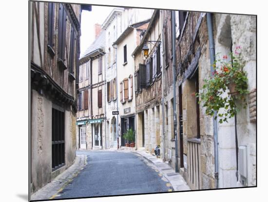 Old Town with Stone and Wooden Beam Houses, Bergerac, Dordogne, France-Per Karlsson-Mounted Photographic Print