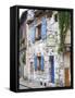 Old Town with Stone Houses, Le Colombier De Grando, Place De La Myrpe-Per Karlsson-Framed Stretched Canvas