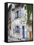 Old Town with Stone Houses, Le Colombier De Grando, Place De La Myrpe-Per Karlsson-Framed Stretched Canvas