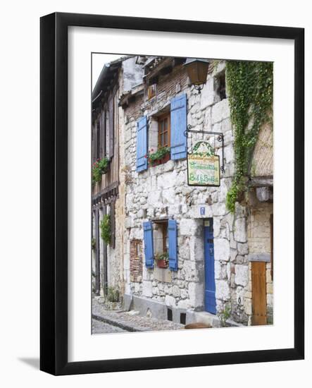 Old Town with Stone Houses, Le Colombier De Grando, Place De La Myrpe-Per Karlsson-Framed Photographic Print
