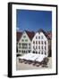 Old Town with Street Cafe on the Market Place-Markus-Framed Photographic Print