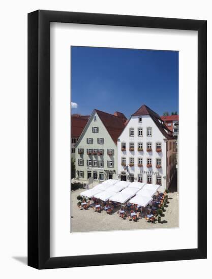 Old Town with Street Cafe on the Market Place-Markus-Framed Photographic Print