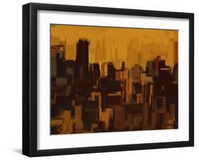 Old Town-Rabi Khan-Framed Art Print