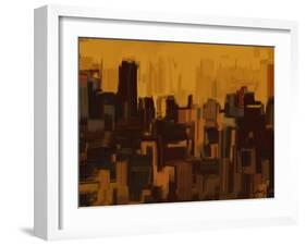 Old Town-Rabi Khan-Framed Art Print