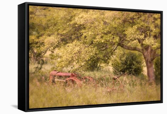 Old Tractor I-Kathy Mahan-Framed Stretched Canvas