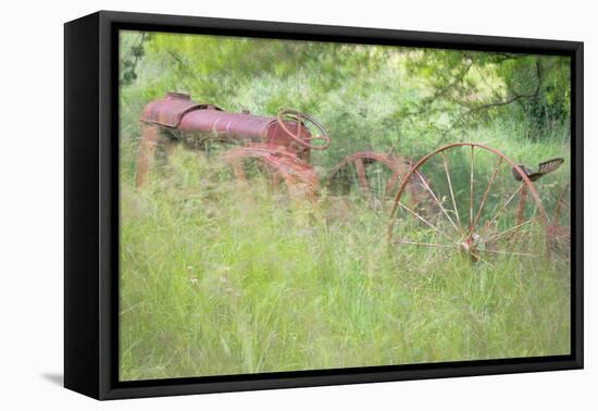 Old Tractor II-Kathy Mahan-Framed Stretched Canvas