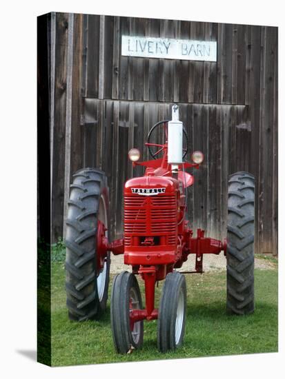 Old tractor, Indiana, USA-Anna Miller-Stretched Canvas