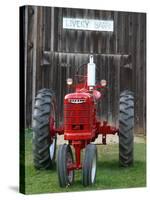 Old tractor, Indiana, USA-Anna Miller-Stretched Canvas