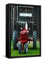 old tractor, Indiana, USA-Anna Miller-Framed Stretched Canvas