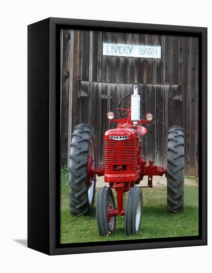 Old tractor, Indiana, USA-Anna Miller-Framed Stretched Canvas