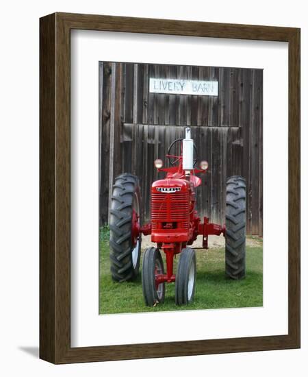 Old tractor, Indiana, USA-Anna Miller-Framed Photographic Print