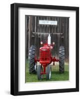 Old tractor, Indiana, USA-Anna Miller-Framed Photographic Print