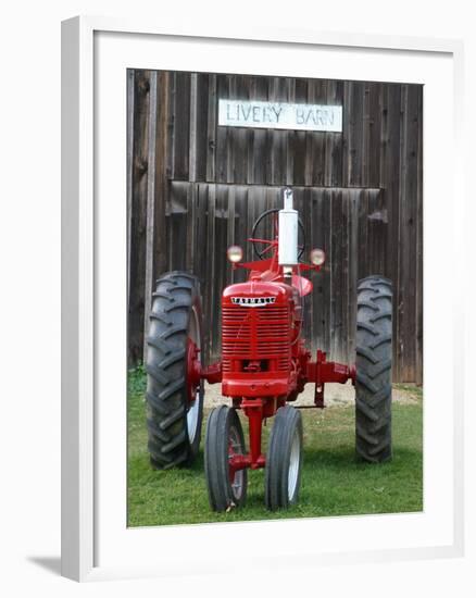 Old tractor, Indiana, USA-Anna Miller-Framed Photographic Print