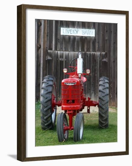 Old tractor, Indiana, USA-Anna Miller-Framed Photographic Print