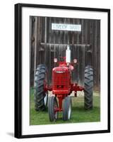 Old tractor, Indiana, USA-Anna Miller-Framed Photographic Print