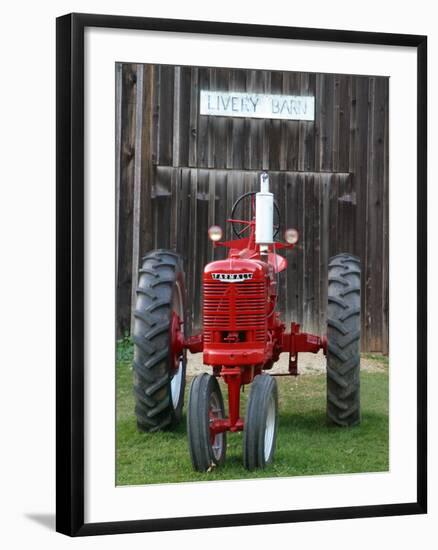 Old tractor, Indiana, USA-Anna Miller-Framed Photographic Print