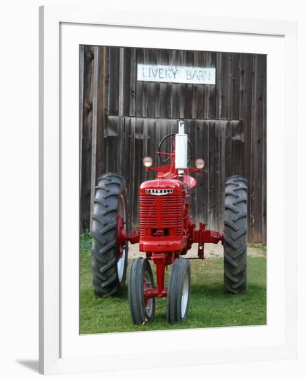 Old tractor, Indiana, USA-Anna Miller-Framed Photographic Print